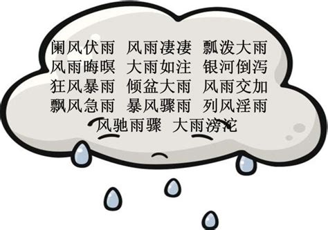 雨大|形容雨大的词语